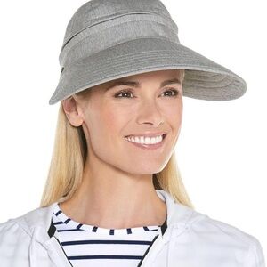 NWT Coolibar UPF 50+ Zip-off Sun Viser One-Size
